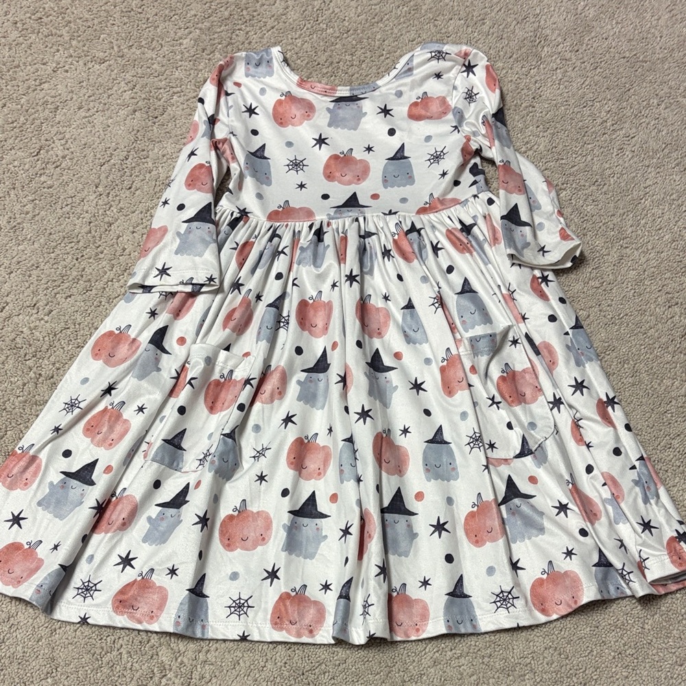 Mila & Rose Halloween 3/4 Sleeve Twirl Dress